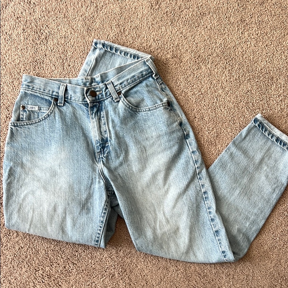 Vintage Lee High Rise Blue Jeans